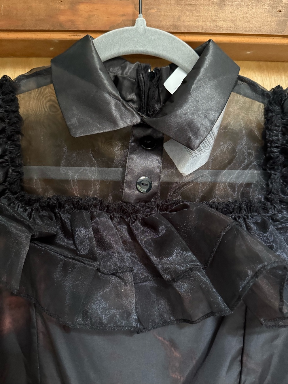 NWOT Child Large Wednesday Addams Prom Dress Halloween Costume Rave’N Dance - Picture 13 of 16